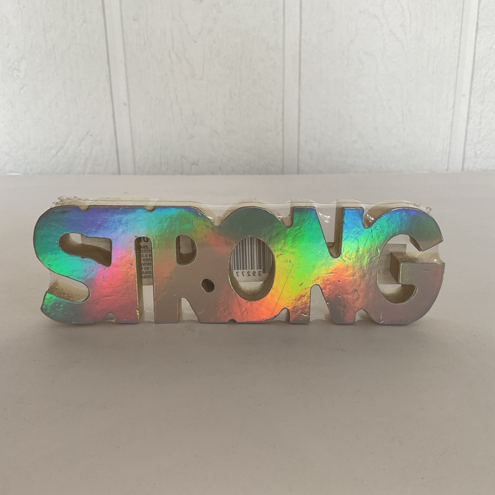 Motivational Wooden Decor NWT